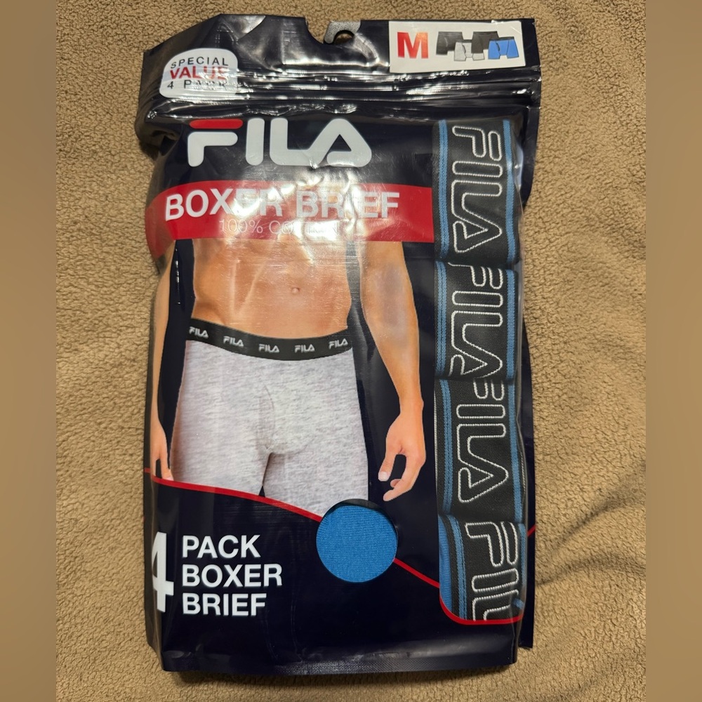 Fila 4 pack Men’s Boxer Briefs